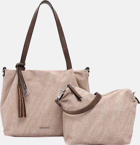 Emily &amp; Noah - Shopper 3 in 1 &quot;Elke&quot; - Sand Combi