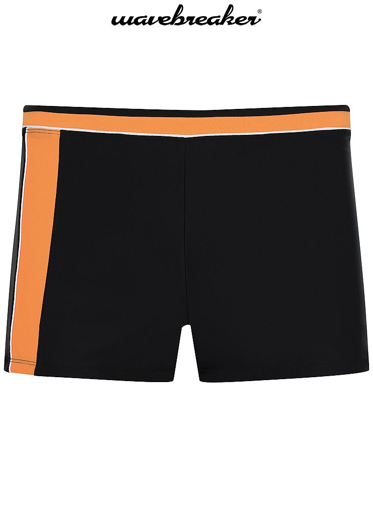 Wavebreaker - Zwemshort zwart/oranje