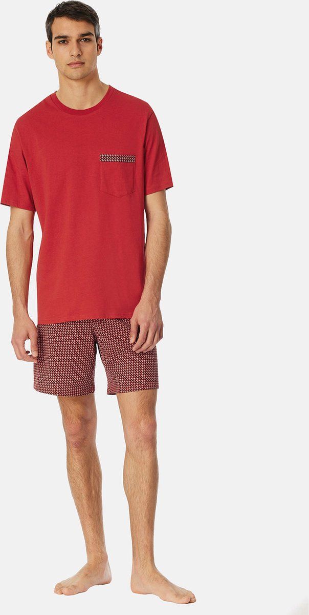 Schiesser - Comfort Fit Pyjama - Rood