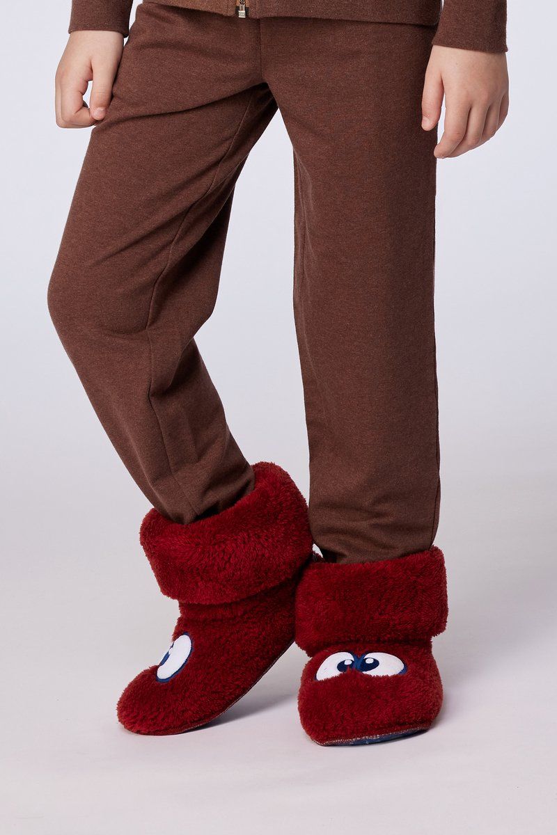 Woody - Botjes Met Oogjes - Donkerrood