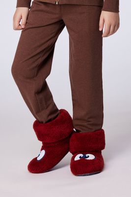 Woody - Botjes Met Oogjes - Donkerrood