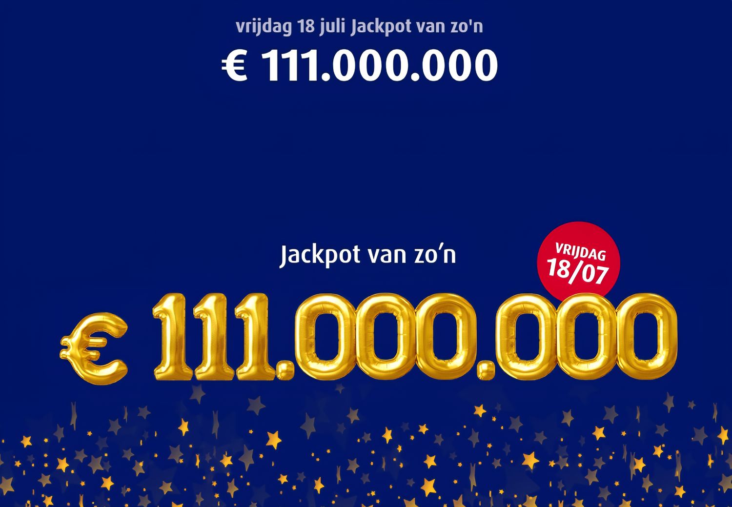 SPEELPOT EUROMILLIONS 18/07/2025