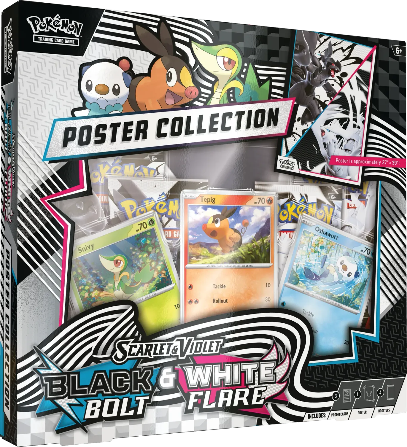 Pokémon Black Bolt &amp; White Flare Poster Collection