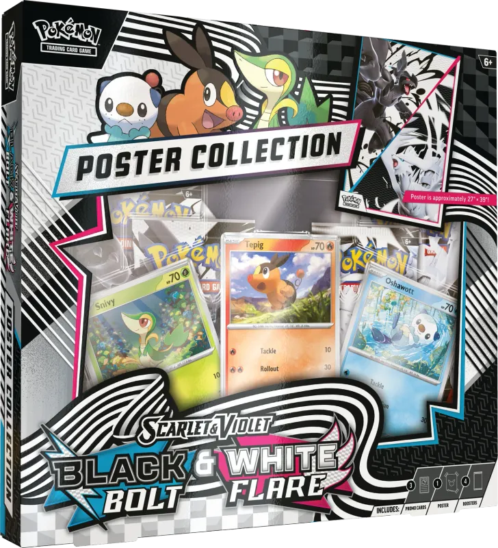 Pokémon Black Bolt &amp; White Flare Poster Collection