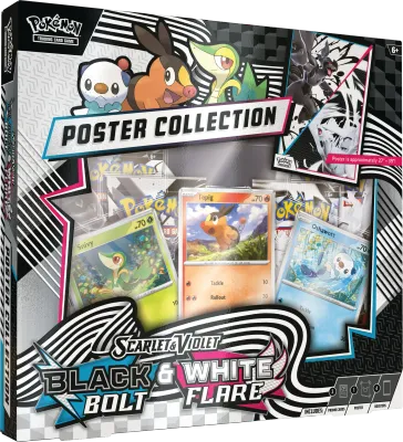 Pokémon Black Bolt &amp; White Flare Poster Collection