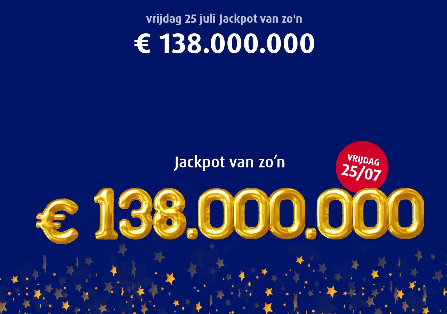 SPEELPOT EUROMILLIONS 25/07/2025