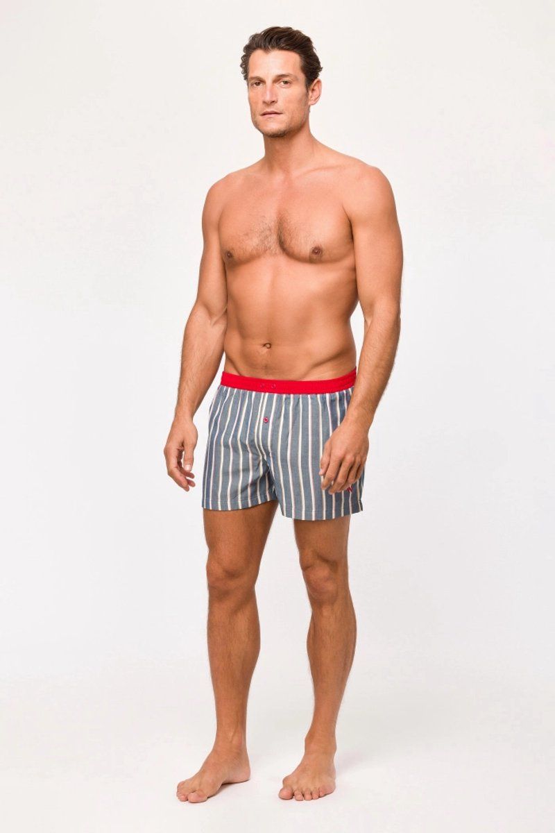 Woody - Heren Boxershort - Blauwe streep