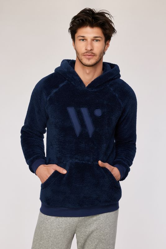 Woody – Boys/Men Sweater &amp; Pants – Blue | Ultra-Soft Fleece Set