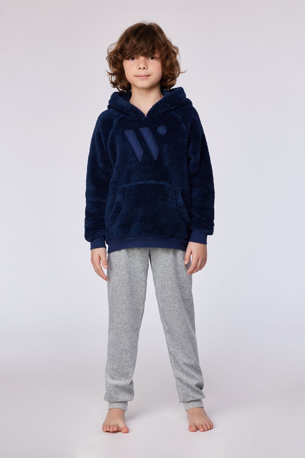 Woody - Jongens/Heren Sweater en Broek - Blauw