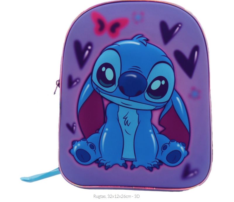 Lilo &amp; Stitch: Rugtas, 32x12x26cm - 3D