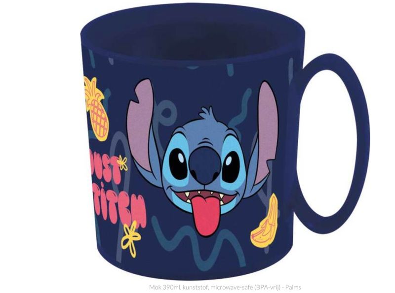 Lilo &amp; Stitch - Mok 390ml, kunststof, microwave-safe (BPA-vrij)