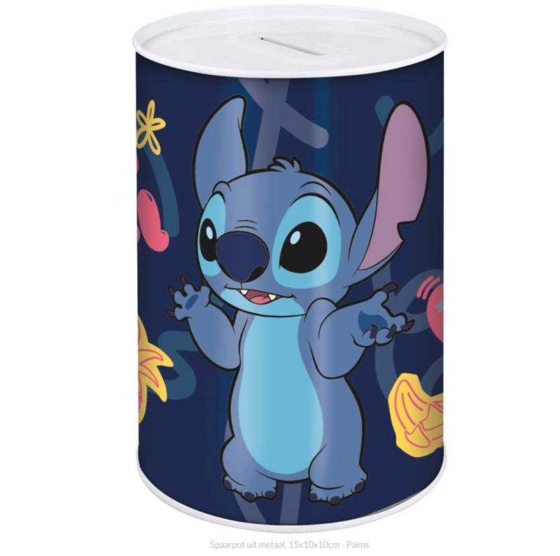 Lilo &amp; Stitch: Spaarpot uit metaal, 15x10x10cm - Palms