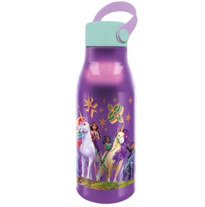 Unicorn Academy: Drinkfles 760ml, aluminium, met flexibele handgreep