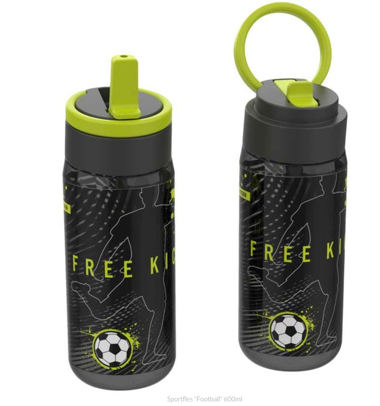 Lunch Buddies: Sportfles &quot;Football&quot; 600ml