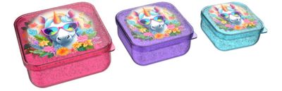 Lunch Buddies: Opbergdoos "Unicorn Flower" 3 in 1