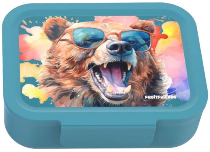Lunch Buddies: Brooddoos &quot;Animals&quot; - Bear, 193x158x60mm