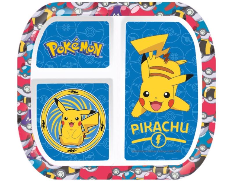 Pokémon: Bord, kunststof, microwave-safe (BPA-vrij)