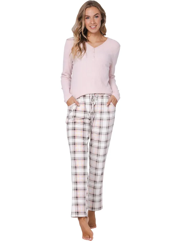 Pastunette - Pyjama / Huispak Pink Checks