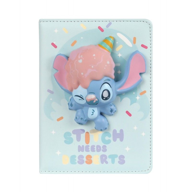 ​Lilo &amp; Stitch -  Squishy Notitieboek – B6 Formaat - Desserts (Lannoo Graphics)