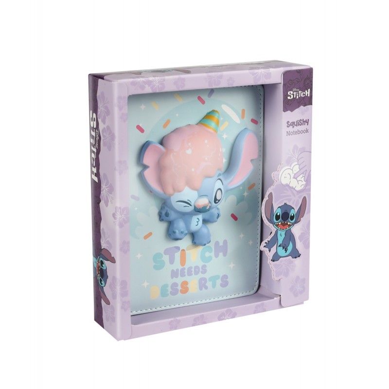 ​Lilo &amp; Stitch -  Squishy Notitieboek – B6 Formaat - Desserts (Lannoo Graphics)