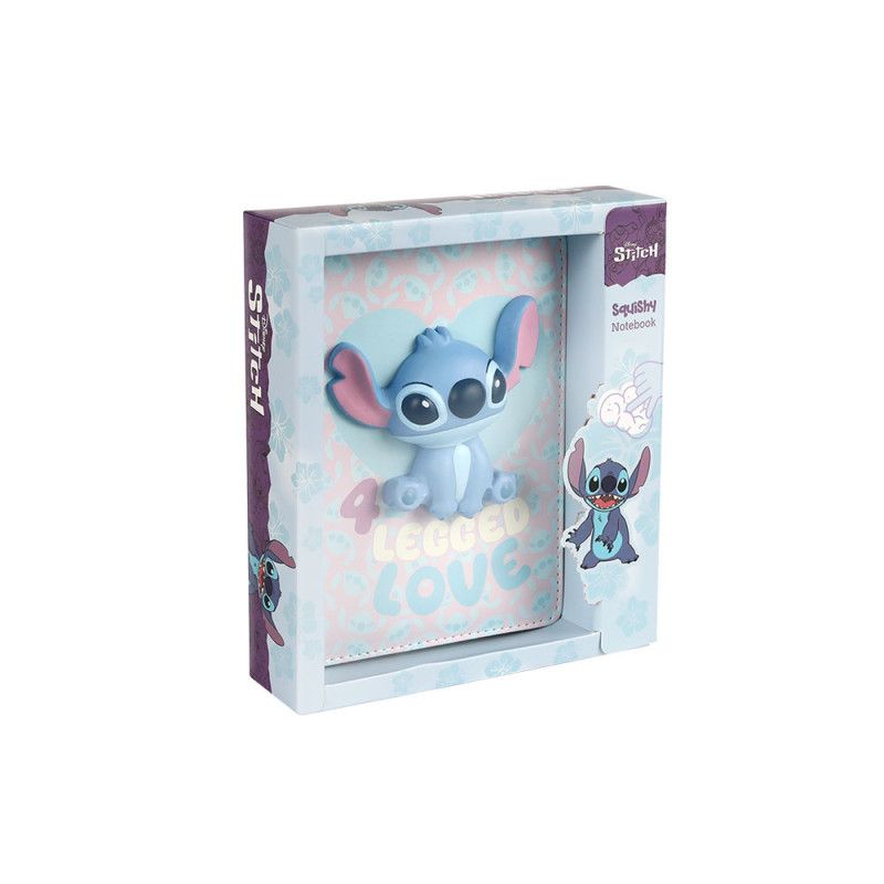 ​Lilo &amp; Stitch -  Squishy Notitieboek – B6 Formaat - Lecced Love (Lannoo Graphics)