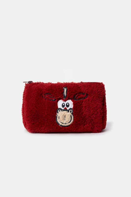 Woody -Tasje - Donkerrood