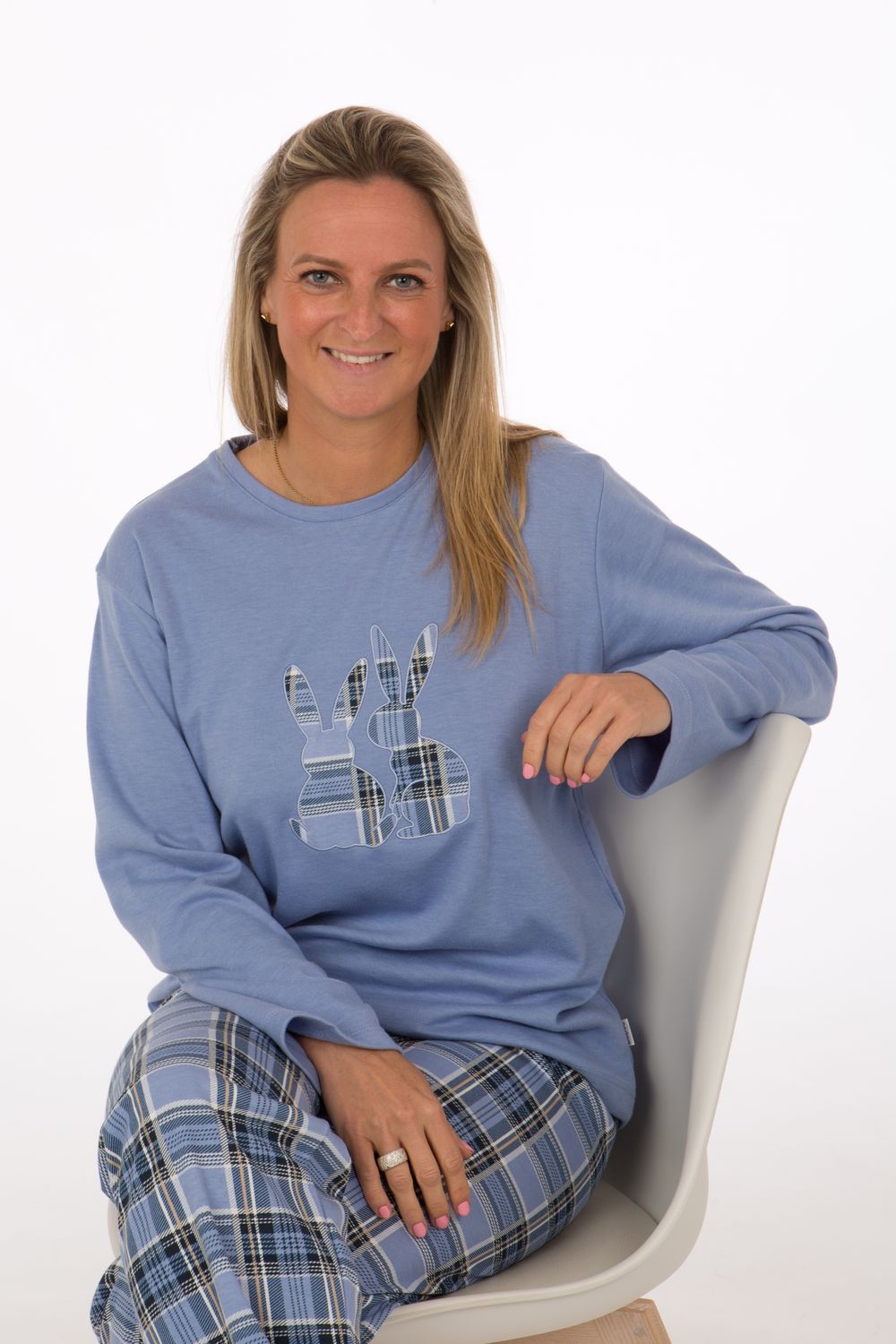 Perlina - Pyjama &quot;Rabbit&quot; - Blauw