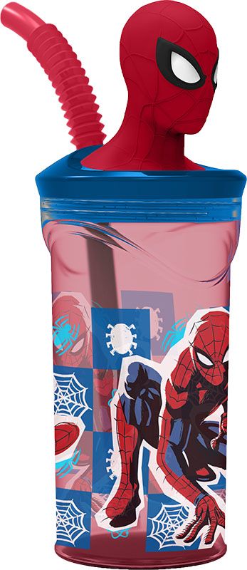 Spiderman: 3D figurine tumbler, 360ml