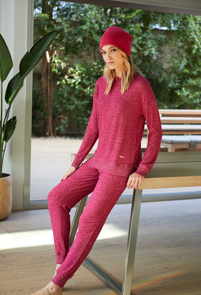 Barandi - Dames Pyjama &quot;Ilusion&quot; - Donkerroze