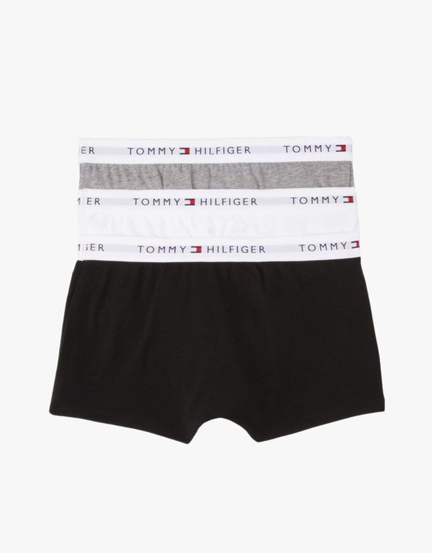 Tommy Hilfiger - 3-Pack Jongens Boxers - Wit/Grijs/Zwart