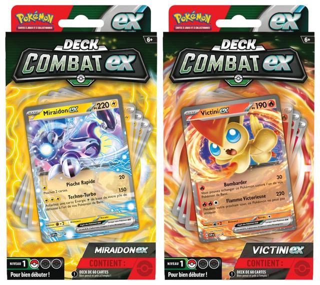 Pokemon -  Combat Ex - Victini &amp; Miraidon