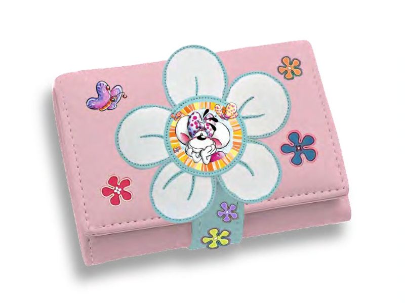 Diddl - portomonee flower roze *** PRESALE mei/26 ***