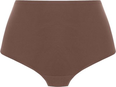 Fantasie Smoothease Slip met Hoge Taille – Naadloos &amp; One Size - Coffee Roast