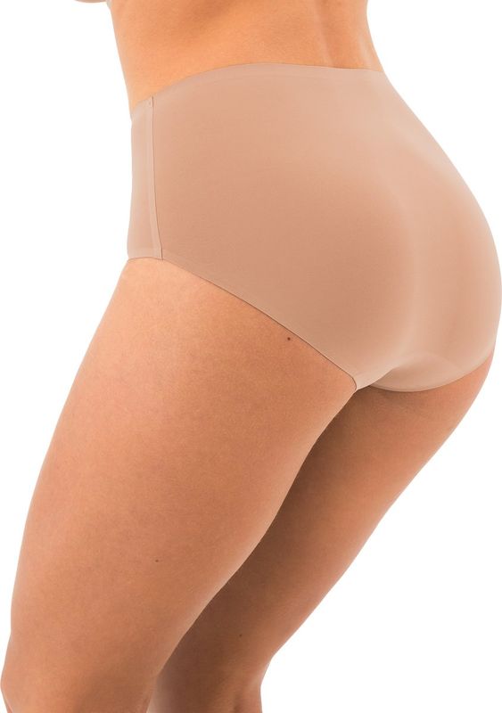 Fantasie Smoothease Slip met Hoge Taille – Naadloos &amp; One Size - Cafe Au Lait