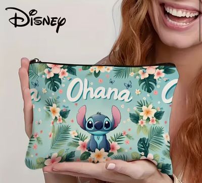 Disney Stitch Toiletzakje – Ohana – 22x15 cm – Make-up &amp; Reis Etui
