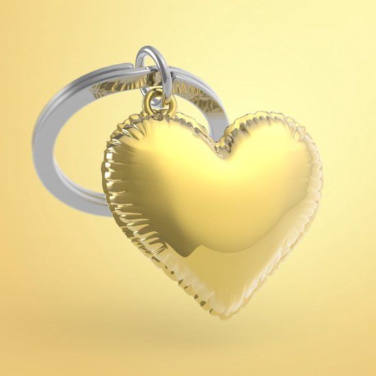 Metalmorphose  - Key Ring - Balloon Heart