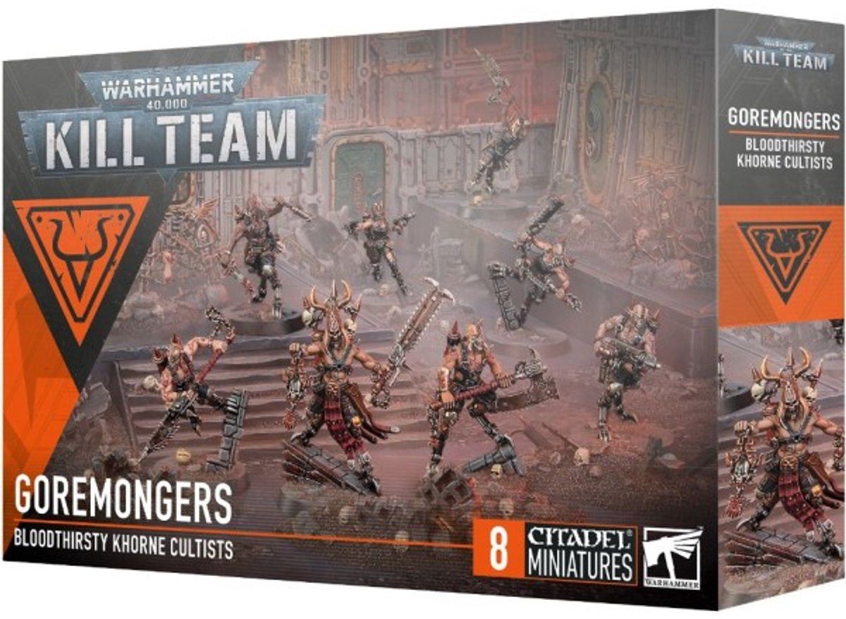 Warhammer :  40.000 40K - Kill Team - Goremongers - Bloodthirty Khorne Cultists - 103-89