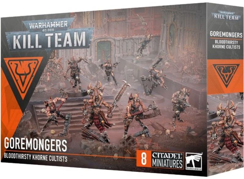 Warhammer :  40.000 40K - Kill Team - Goremongers - Bloodthirty Khorne Cultists - 103-89