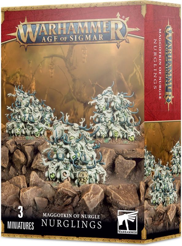 Warhammer :  Age of Sigmar/Warhammer 40.000 Daemons of Nurgle Nurglings