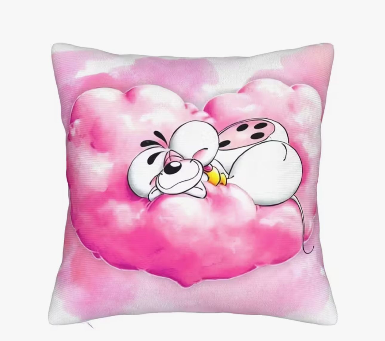 Ddidl - Kussenhoes - Roze Hartvormige Wolk - 45x45cm
