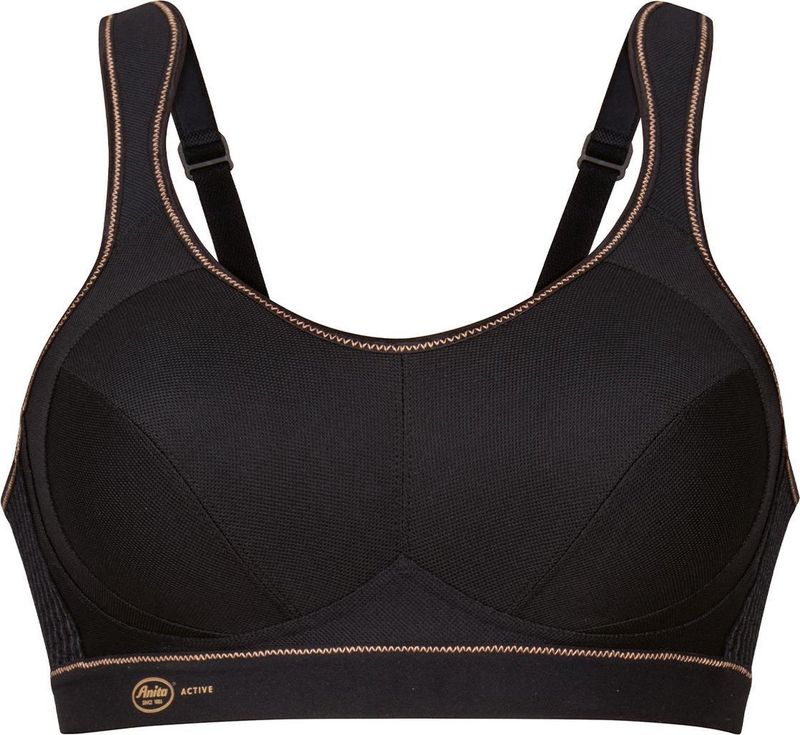 Anita - Extreme Control Sport BH - Black/Gold