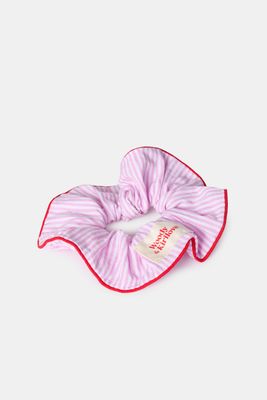 Woody &amp; kirilove - scrunchie - roze streep