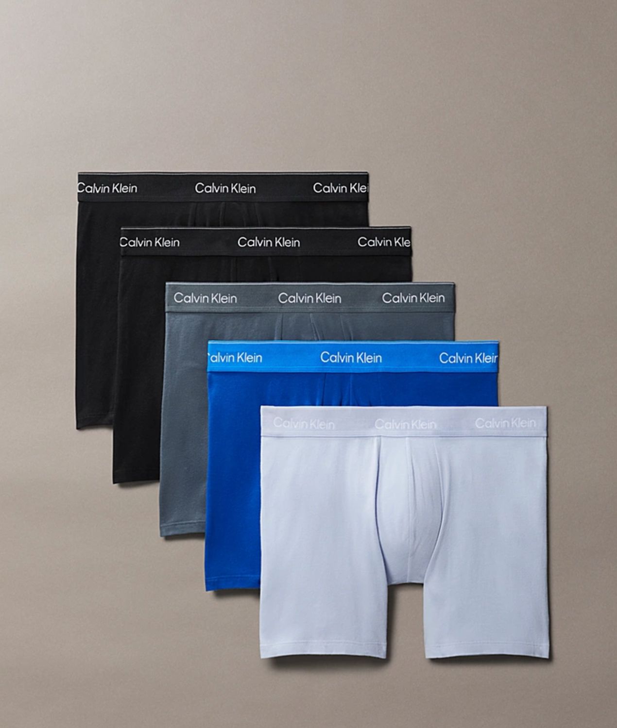 Calvin Klein - 5-Pack Cotton Stretch Boxers - Zwart