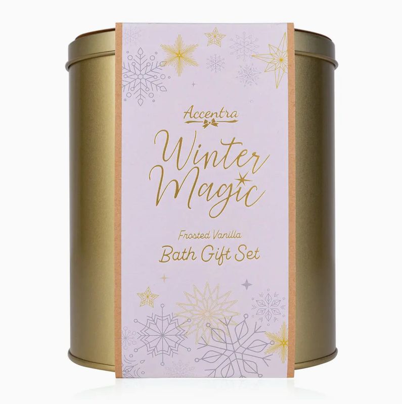 Cadeauset Voor Vrouwen Wintermagie in Gouden Blikje