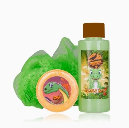 Dinopark Adventure -  Cadeau - Badset  in blik