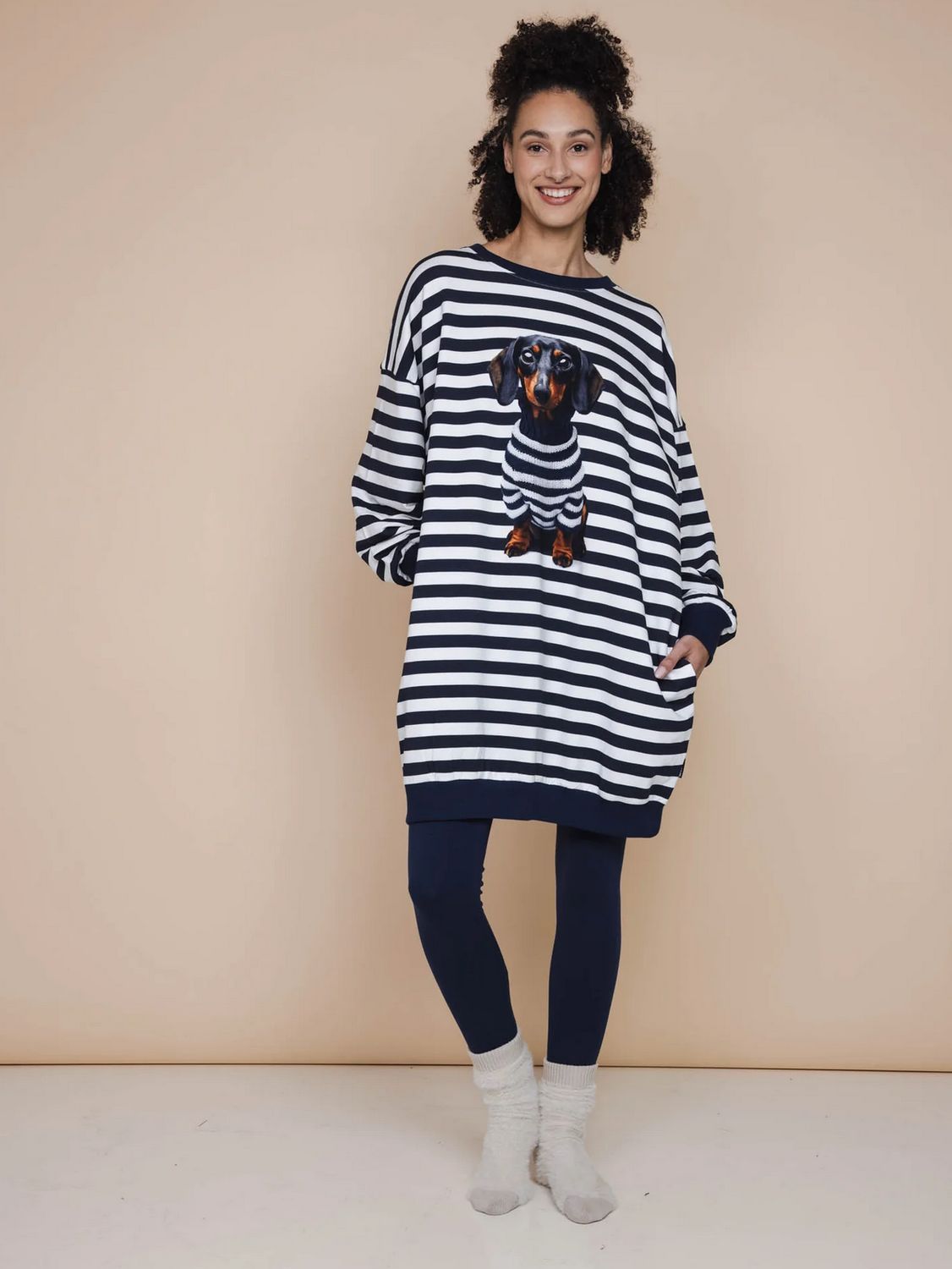 Snurk - Pierre Sweater Dress en Legging set Dames