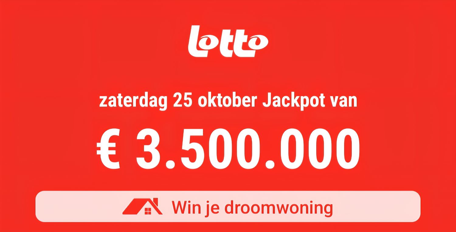 SPEELPOT -   LOTTO zaterdag 25/10/2025