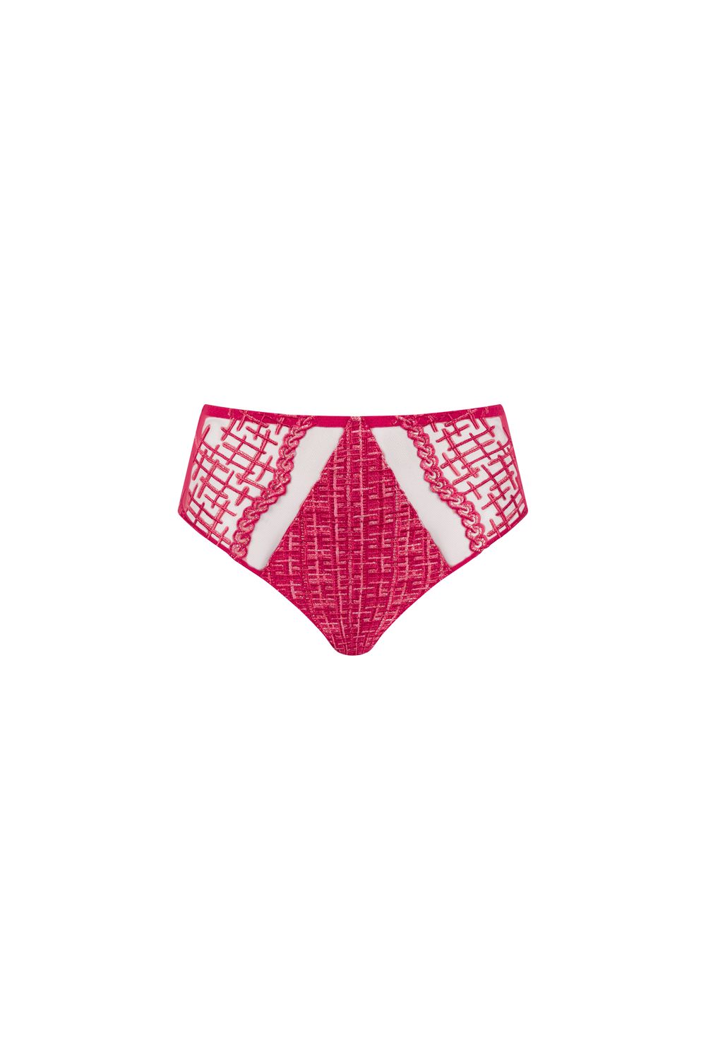 Louisa Bracq – High-Waist Brief “Tweegy” – Red