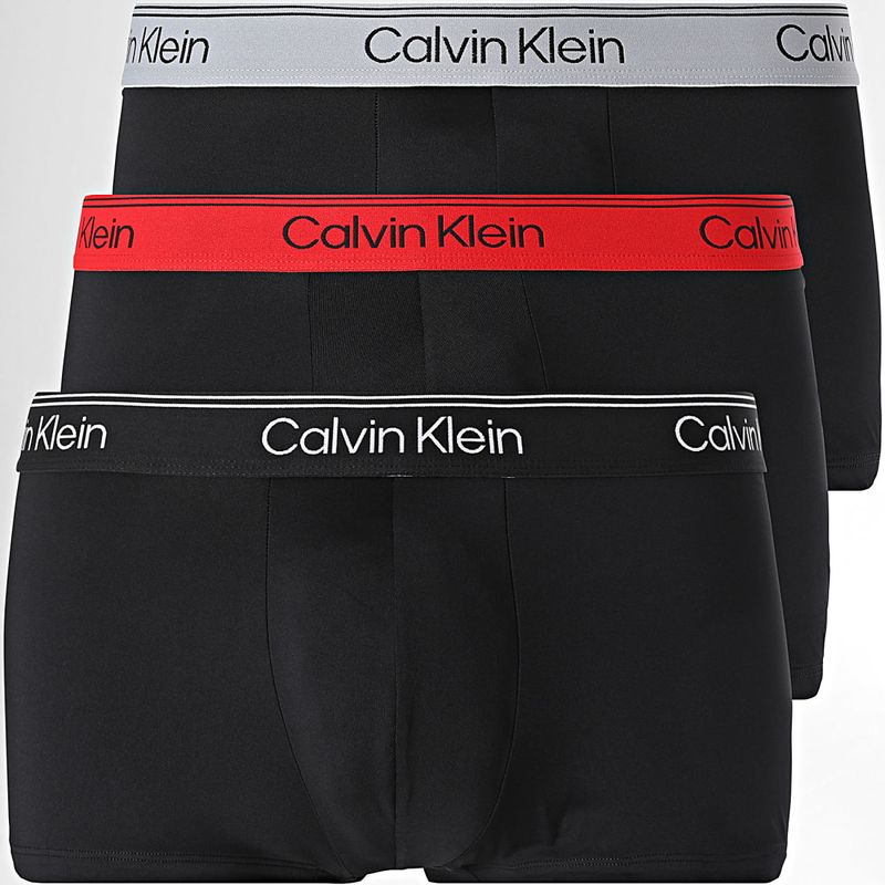 Calvin Klein - 3 pack herenshorts in Microfiber Stretch - Zwart