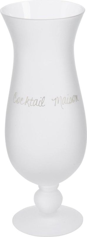 J-line Cocktailglas Hurricane Cocktail Maison Glas Mat 8X8X21Cm